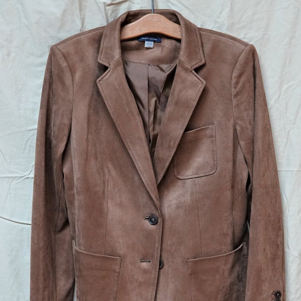 Chocolate Brown Ultra Suede Jacket, never worn